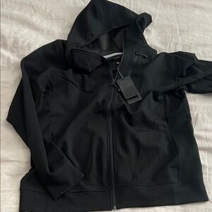 Motion Men's Black Hooded Jacket size Large